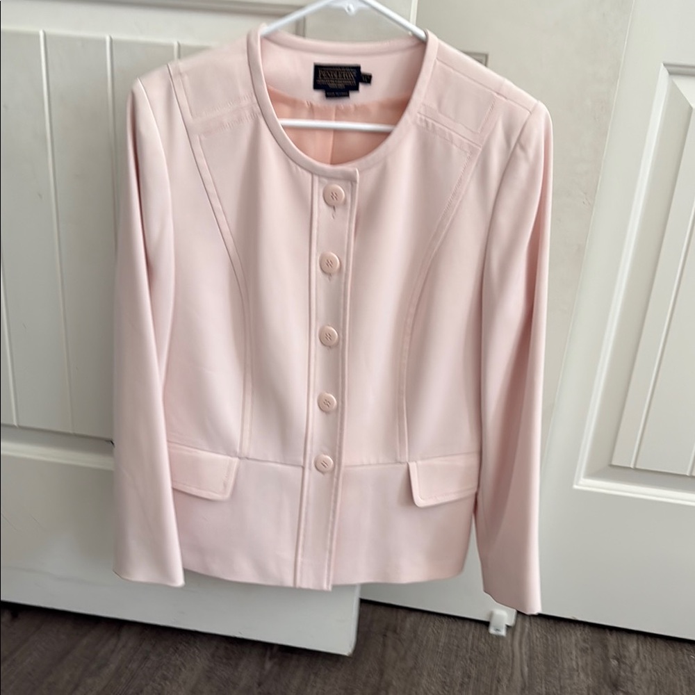 Jones New York Pink Tailored Blazer